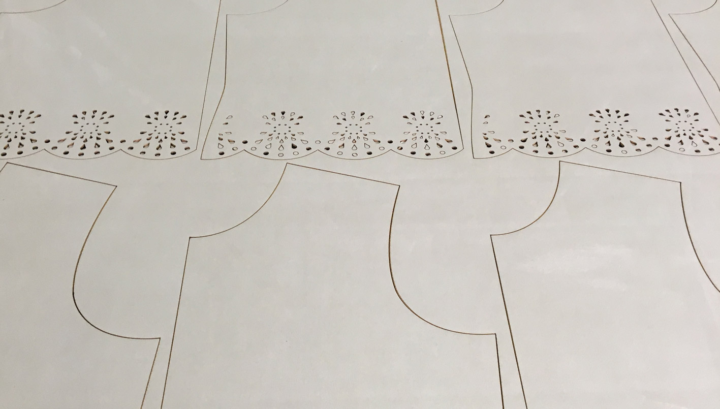 Decoupe sur Textiles