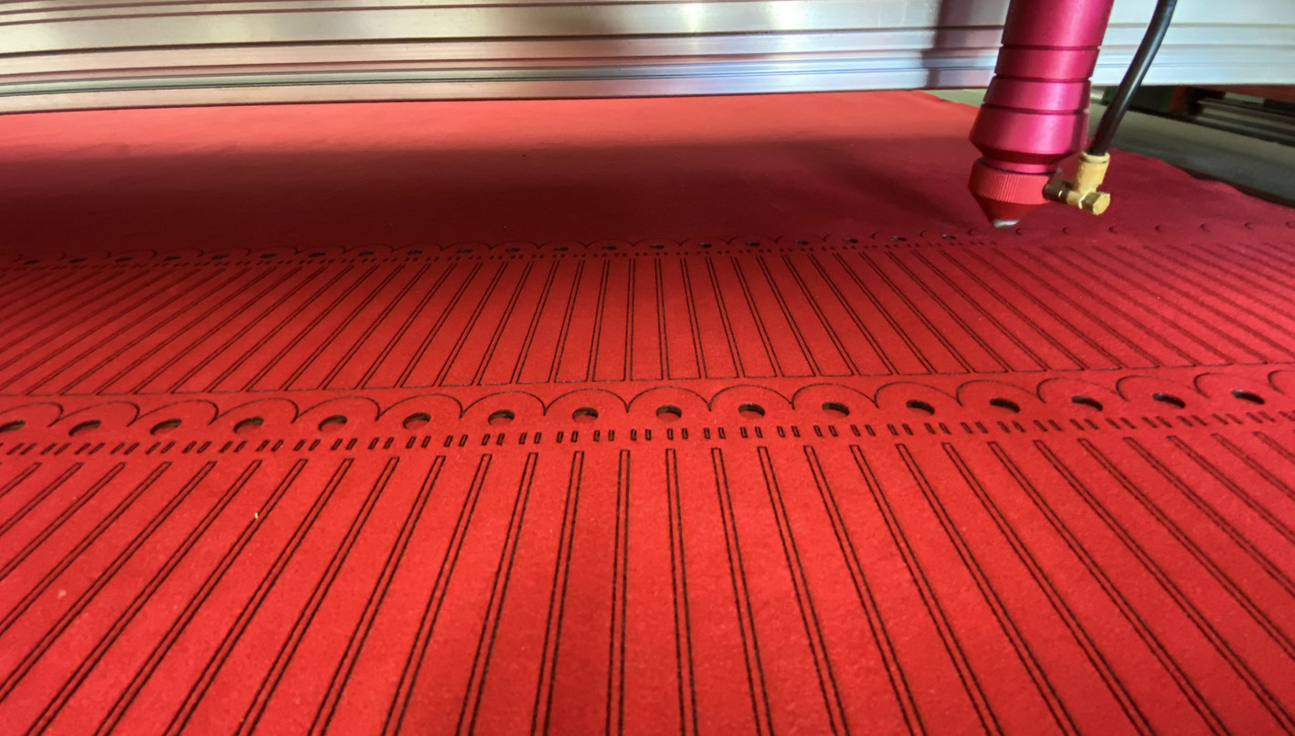 Decoupe sur Textiles